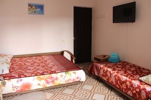Desk, iron/ironing board, free WiFi, bed sheets
