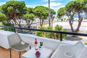 Junior Apartment, Multiple Beds, Sea View | Balcony