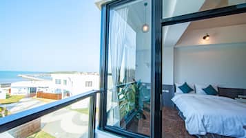 Basic-Vierbettzimmer, Meerblick | Ausblick vom Zimmer