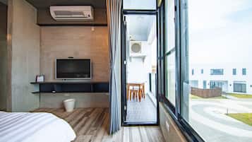 Comfort kamer, 1 twee- of 2 eenpersoonsbedden | Uitzicht vanuit de kamer