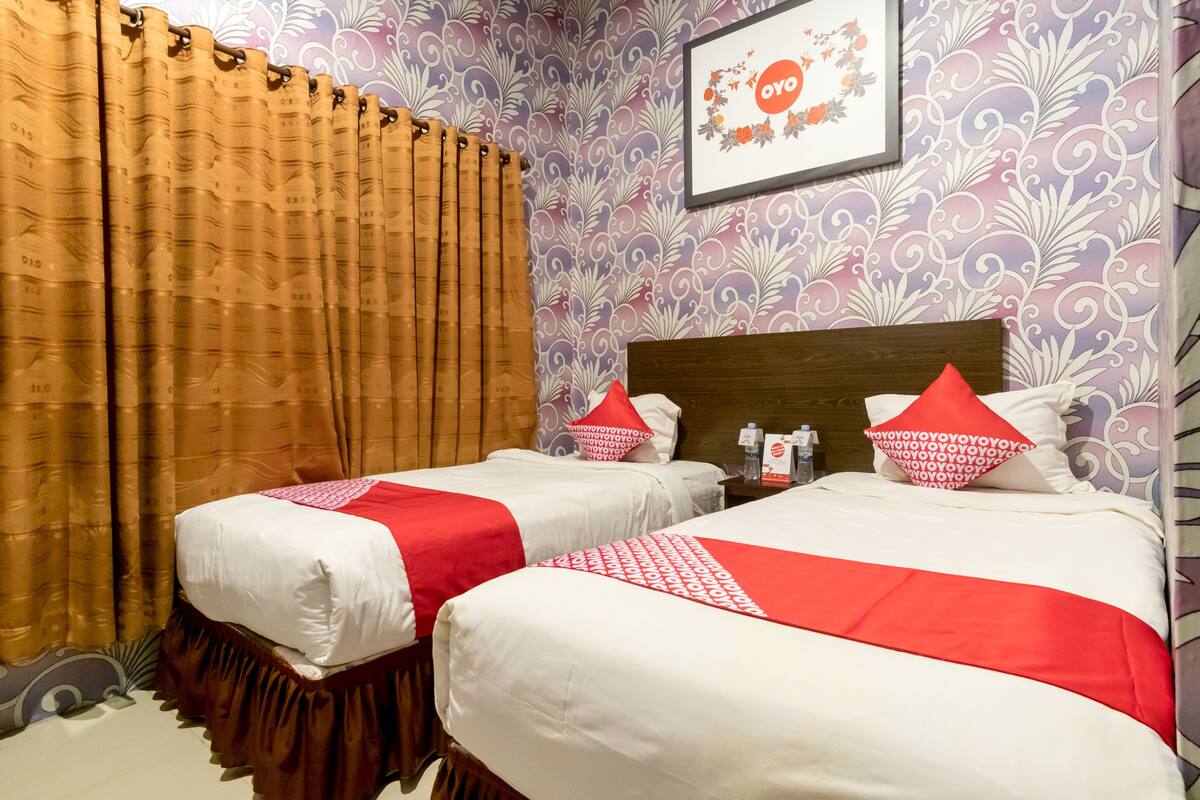 Kamar Twin Deluks, 2 Tempat Tidur Twin | Meja kerja, Wi-Fi gratis, dan seprai linen
