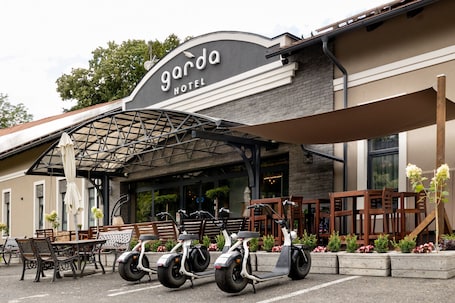 Overnatningsstedets indgangsparti