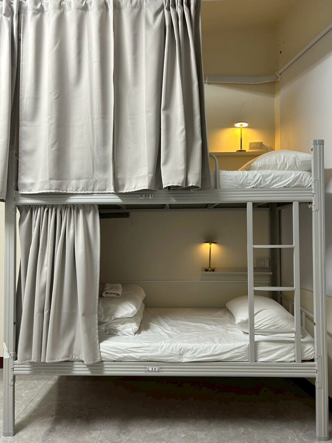 Basic Shared Dormitory | Premium bedding, down comforters, iron/ironing board, free WiFi