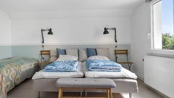 Standaard kamer, 1 twee- of 2 eenpersoonsbedden, 2 eenpersoonsbedden | Individueel gemeubileerd, gratis wifi, beddengoed