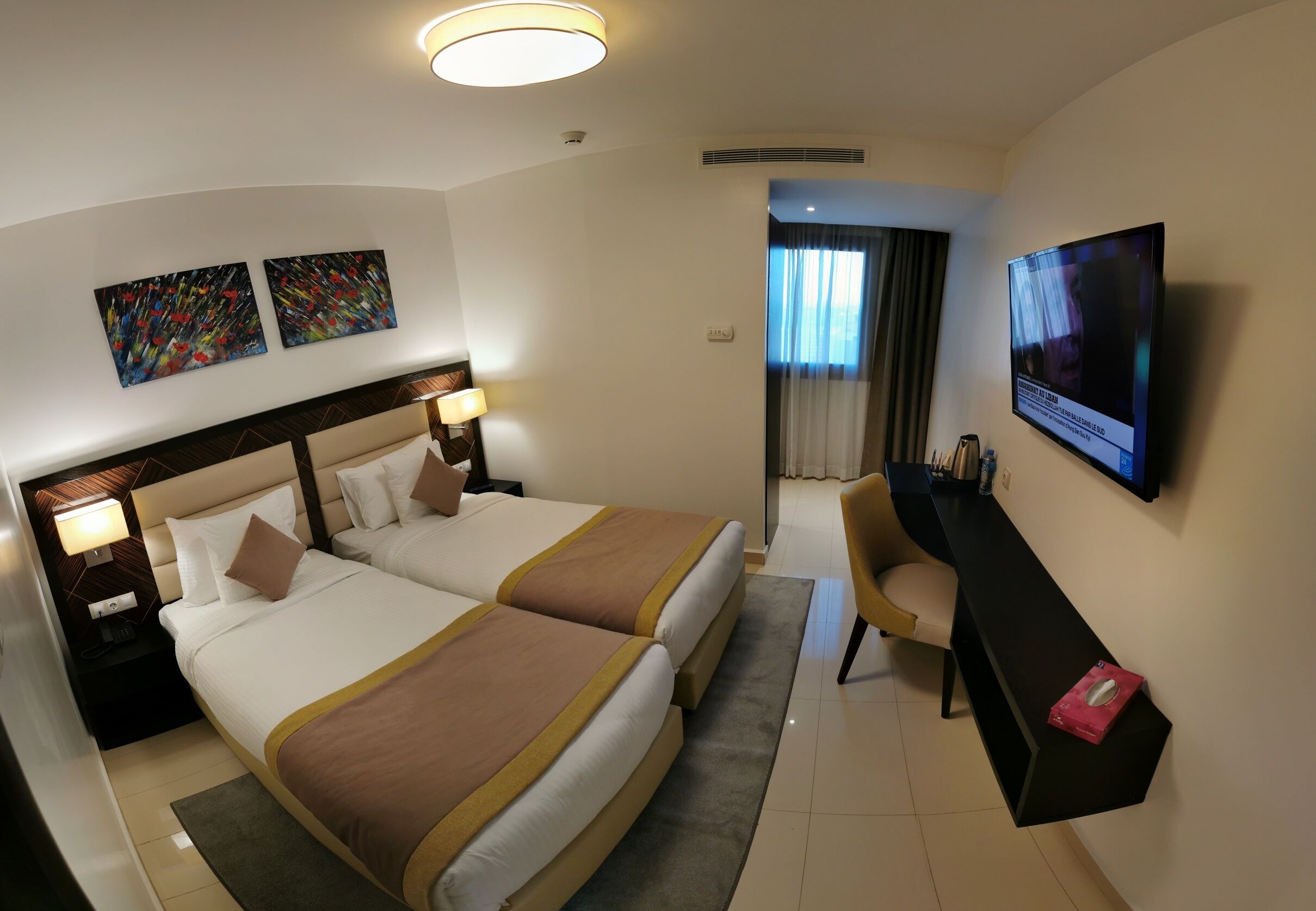 classic twin room | premium bedding, select comfort beds, minibar, in-room safe