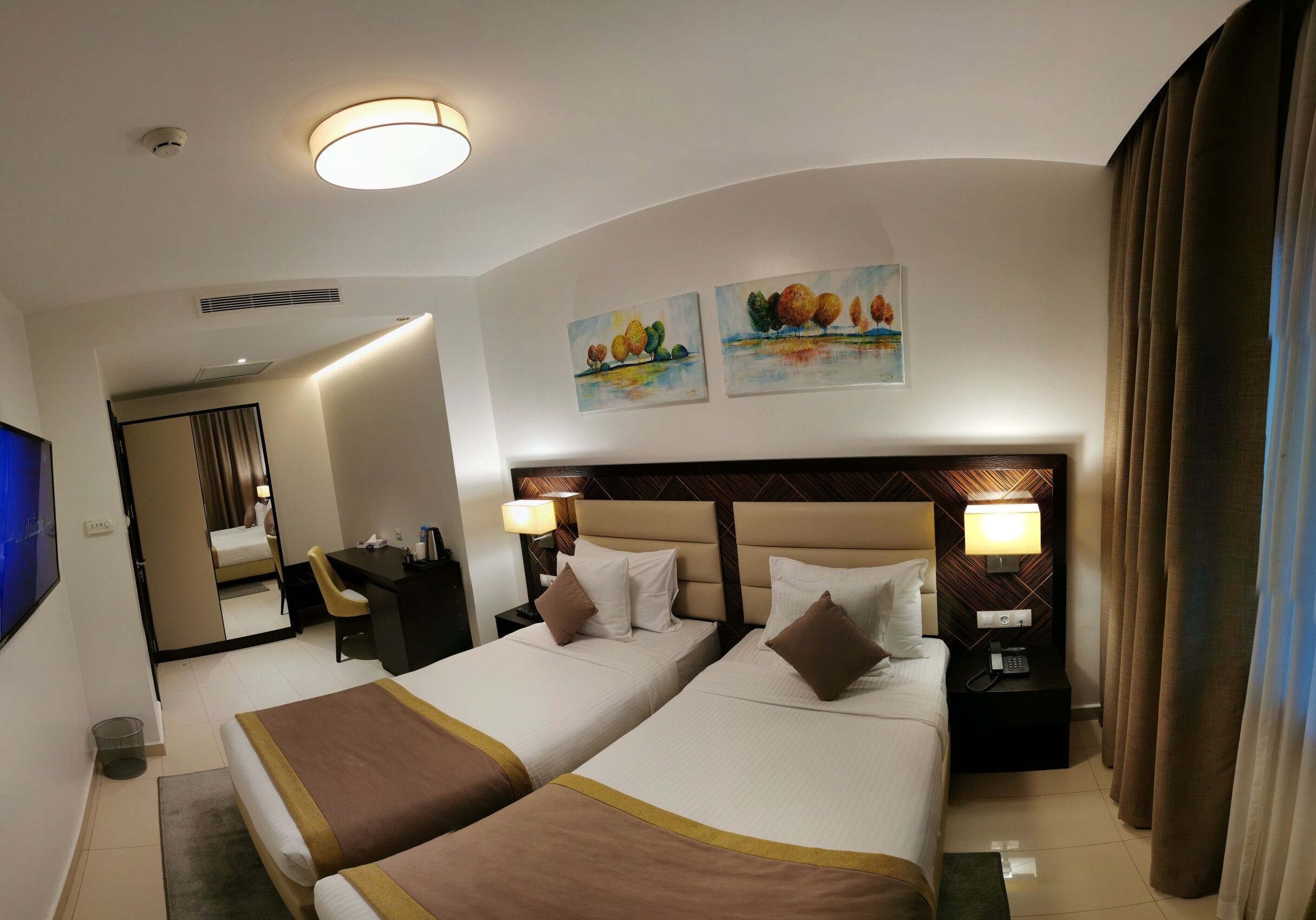 classic twin room | premium bedding, select comfort beds, minibar, in-room safe