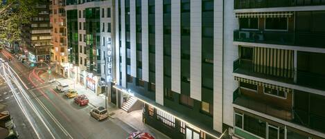 Front of property – evening/night