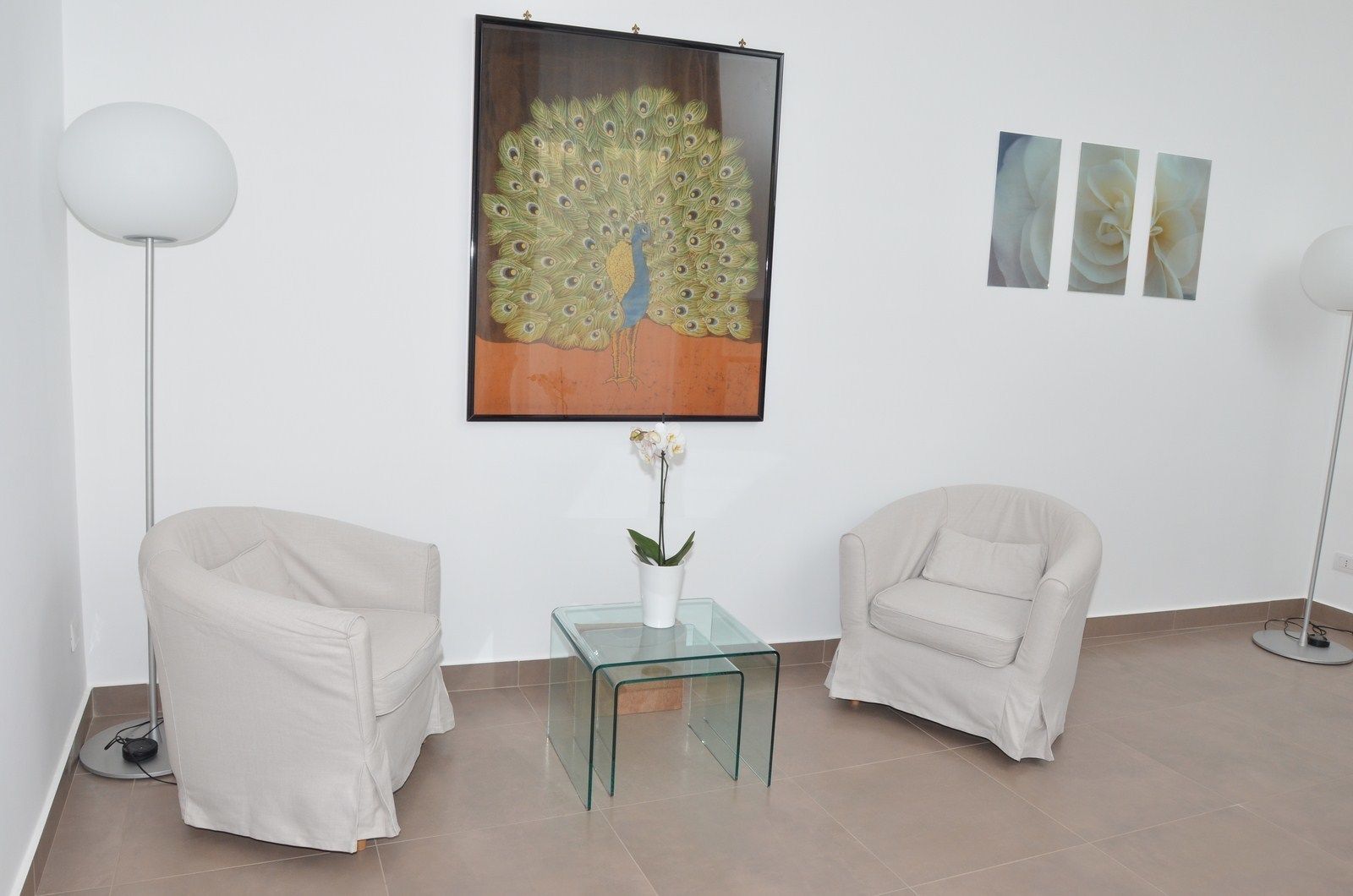 Sitteområde i lobbyen