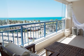 Balcony view - Apartamento Frente Mar 2 Quartos (Fortaleza)