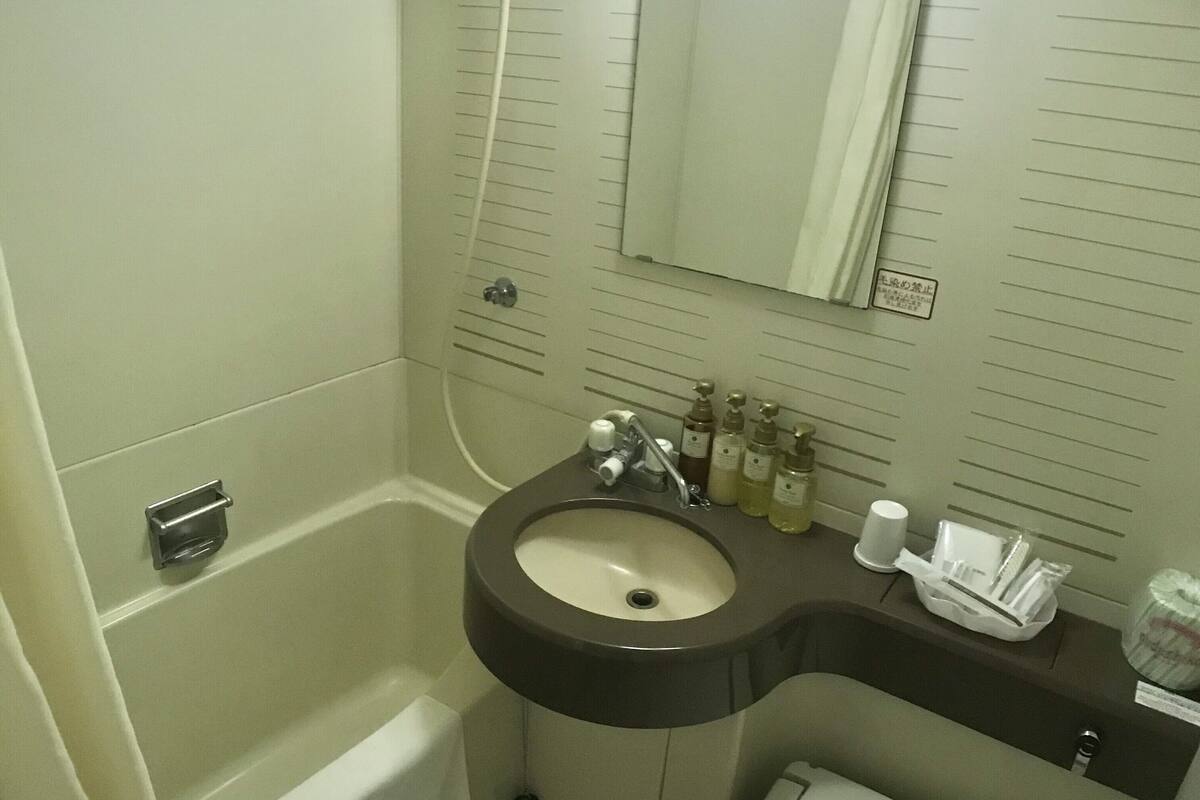 value single room, smoking | bathroom | combined shower/bathtub, free toiletries, hair dryer, slippers