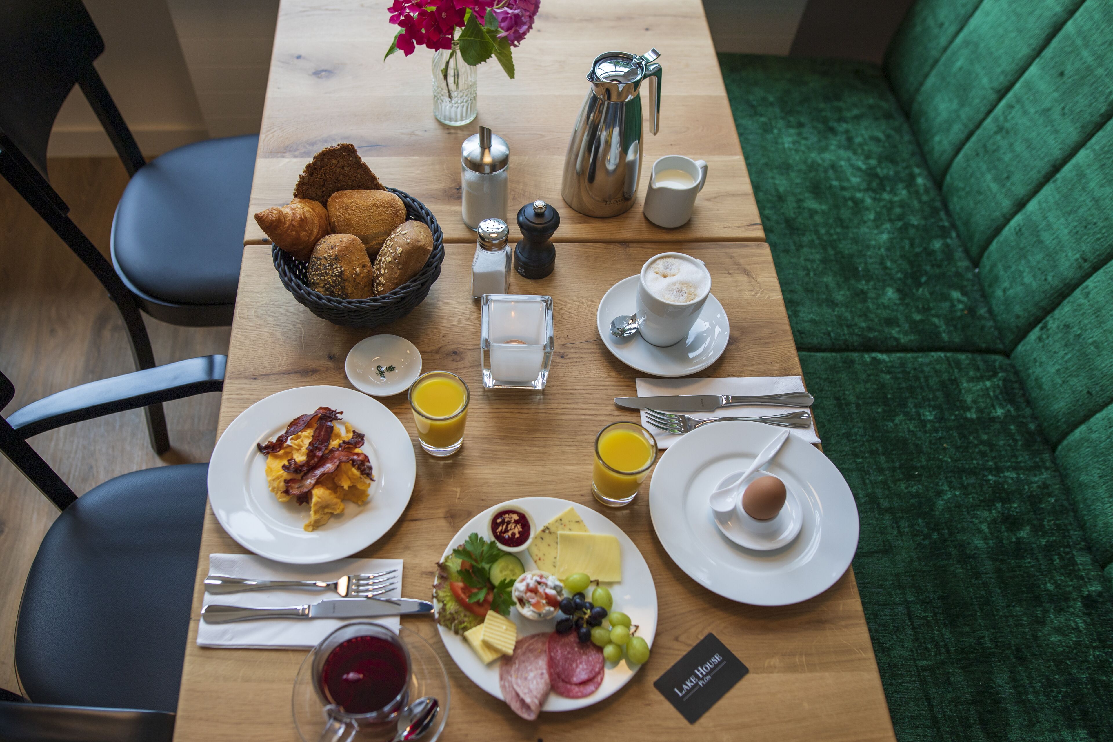 daily buffet breakfast (eur 15 per person)