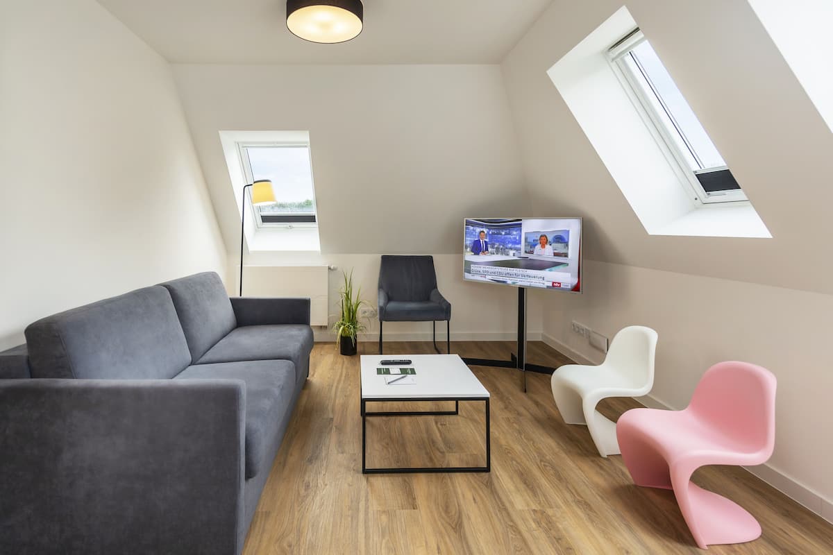 apartment | living area | flat-screen tv