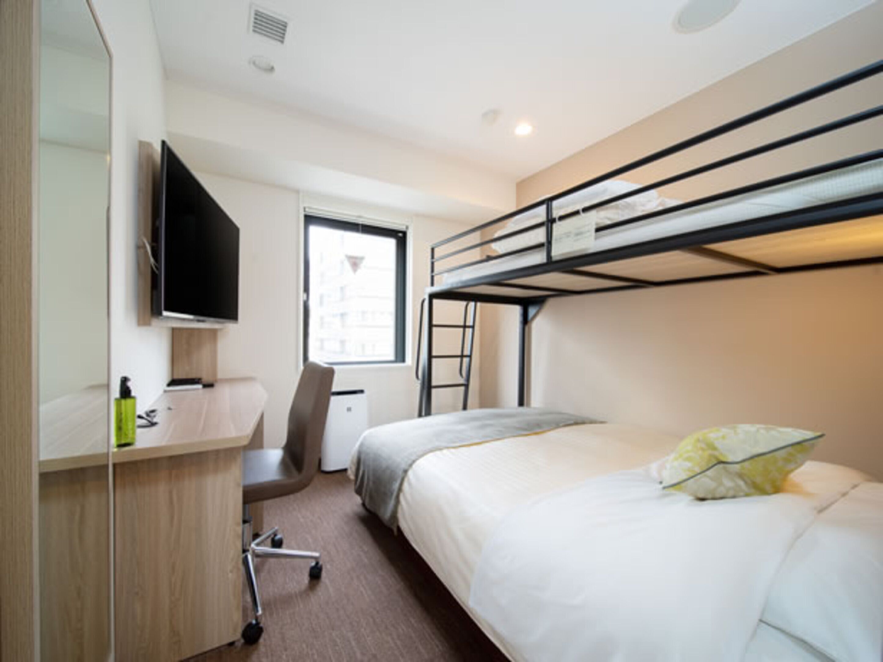 desk, laptop workspace, blackout curtains, soundproofing