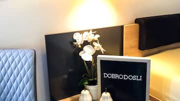 Doppia Deluxe | Una cassaforte in camera, postazione laptop, tende oscuranti