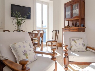 Nonna house among the olive trees in a village in Liguria