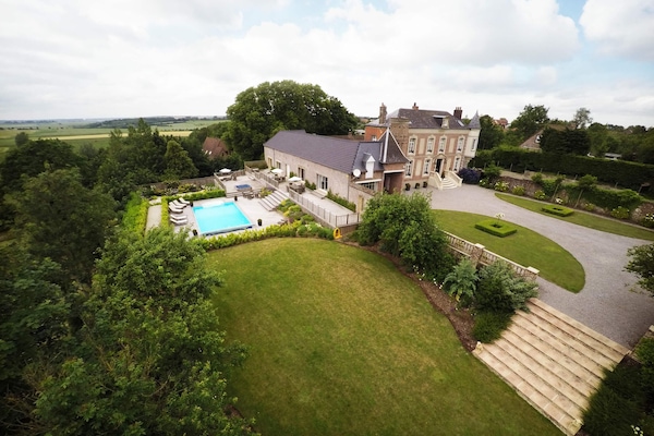 Ariel View of the Chateau
