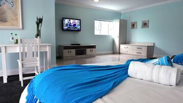 Iron/ironing board (on request), WiFi (free), bed sheets
