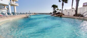 Pools , hot tubs, movie theater , bar and grill