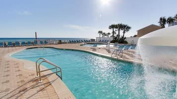 Indoor pool, outdoor pool