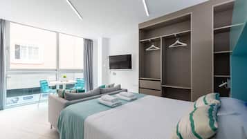 1 dormitorio, tabla de planchar con plancha, wifi gratis y ropa de cama