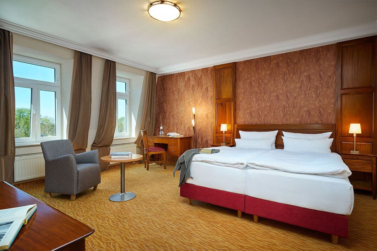 Comfort-Doppelzimmer Landseite | Wohnbereich