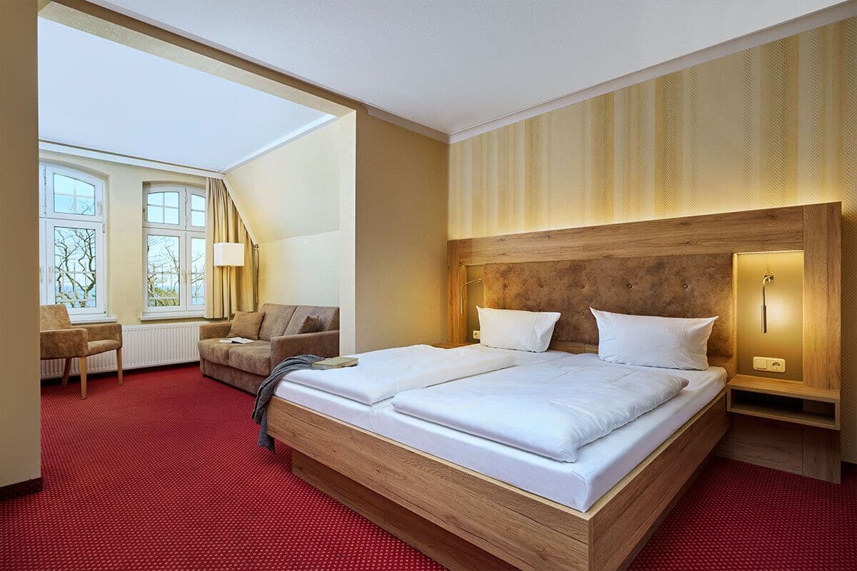 Doppelzimmer mit Erker | 1 habitación, ropa de cama hipoalergénica, wifi gratis y ropa de cama