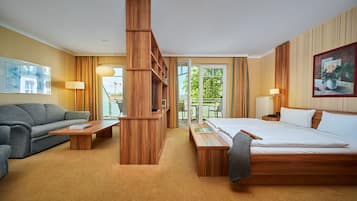 Penthouse Doppelzimmer | 1 ๊ฐ์ ์นจ์ค, ์ ์๊ทน์ฑ ์นจ๊ตฌ, ๋ฌด๋ฃ WiFi, ์นจ๋ ์ํธ