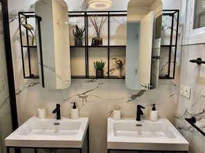 Hair dryer, towels - 2.Apolo Suites 104, Soak up the Fresh Feel of a Corner Loft near the Beach (Marbella)