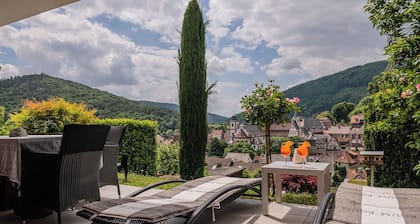 Wunderschöne Ferienwohnung Casa Rossa in Neckarsteinach am Neckar.