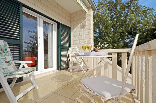 Apartment A1 Lavendel DeLuxe mit 80m² und malerischem Meerblick