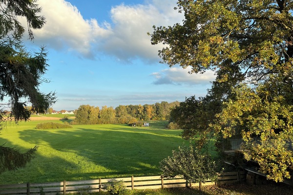 Ausblick vom Balkon der Wohnung
