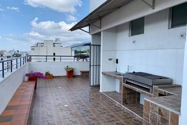 Terrace/patio - Apartaestudio Amoblado en Bucaramanga504 (Bucaramanga)