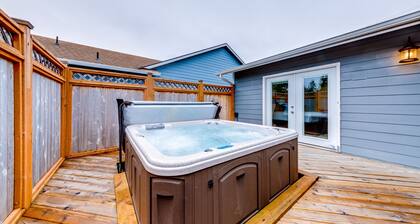 Encantadora casa junto al mar con bañera de hidromasaje privada y fácil acceso a la playa.