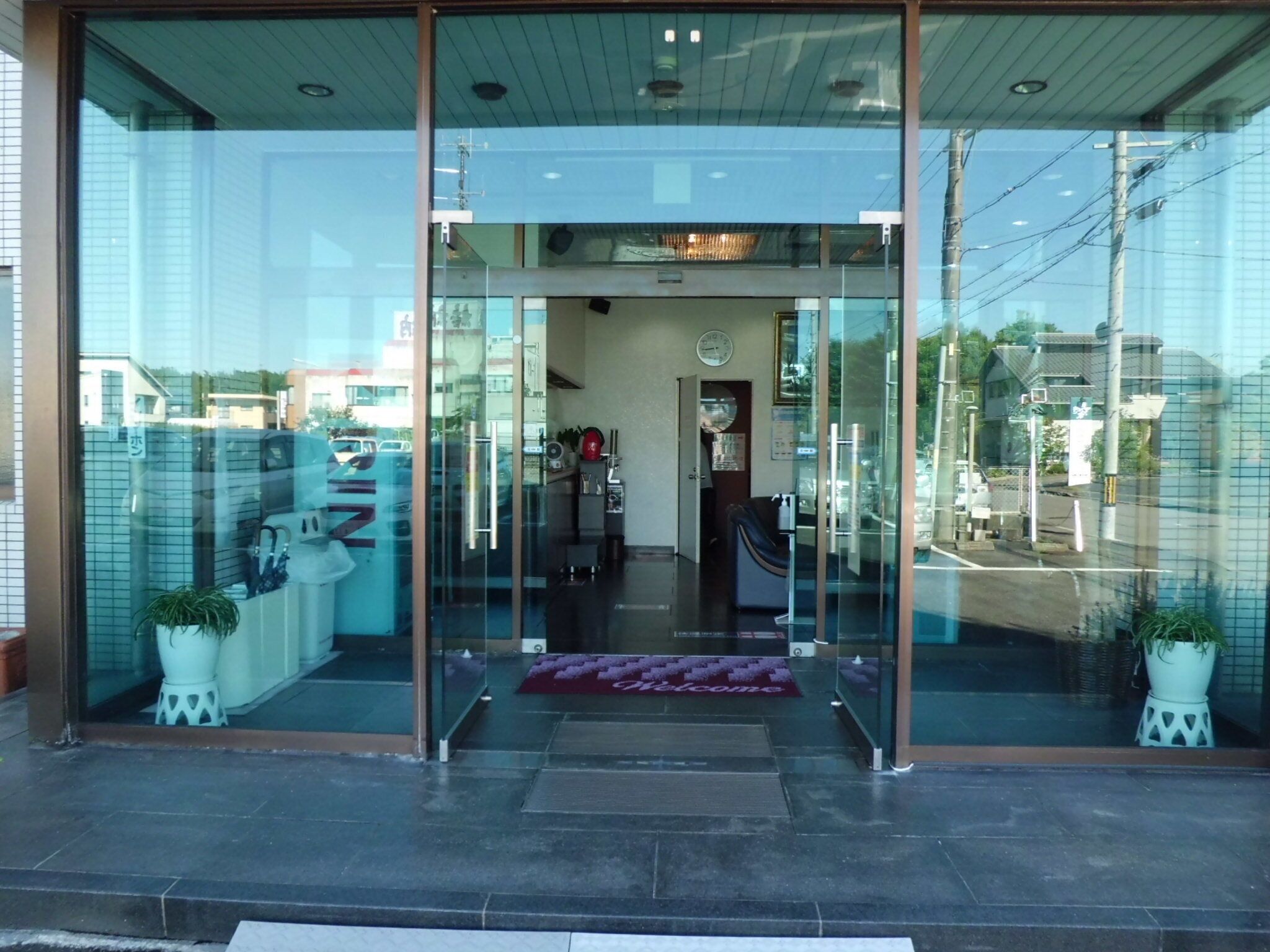 Entrada al alojamiento