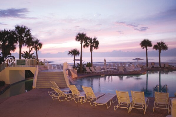 Indoor pool, outdoor pool