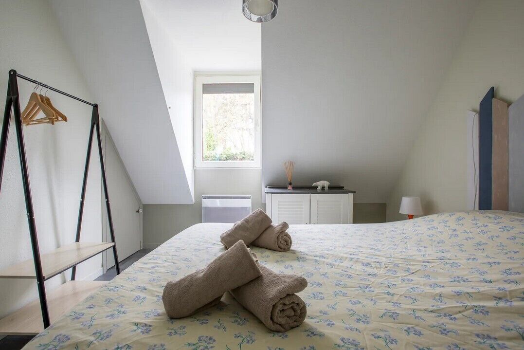 2 chambres, fer et planche à repasser, lit parapluie, Wi-Fi gratuit