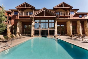 Indoor pool, a heated pool