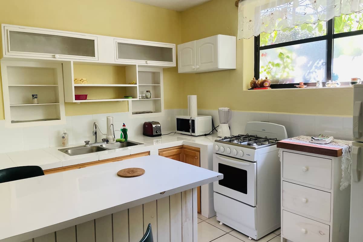 deluxe house, 2 bedrooms | private kitchen | fridge, microwave, oven, stovetop