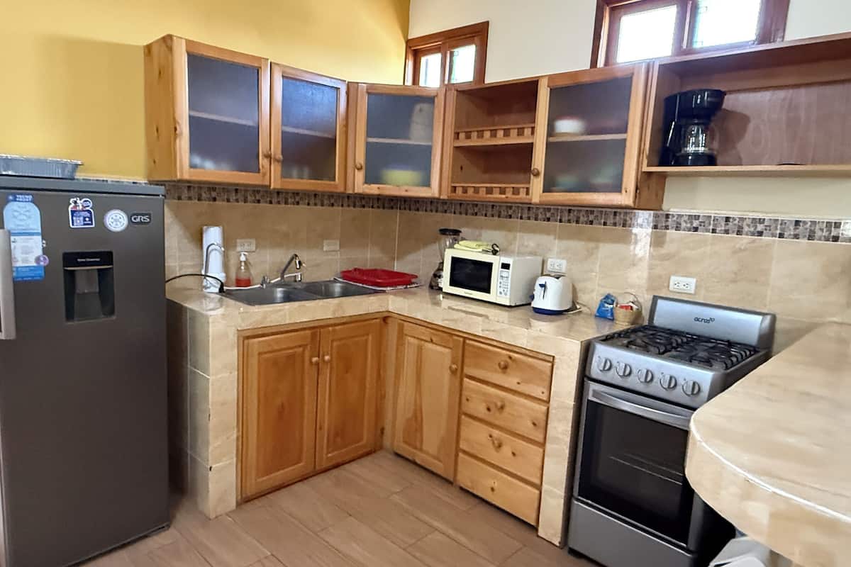 family apartment | private kitchen | fridge, microwave, oven, stovetop