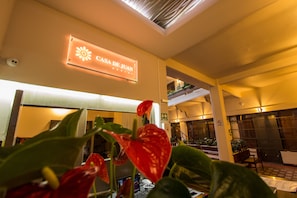 Majoituspaikan sisäänkäynti