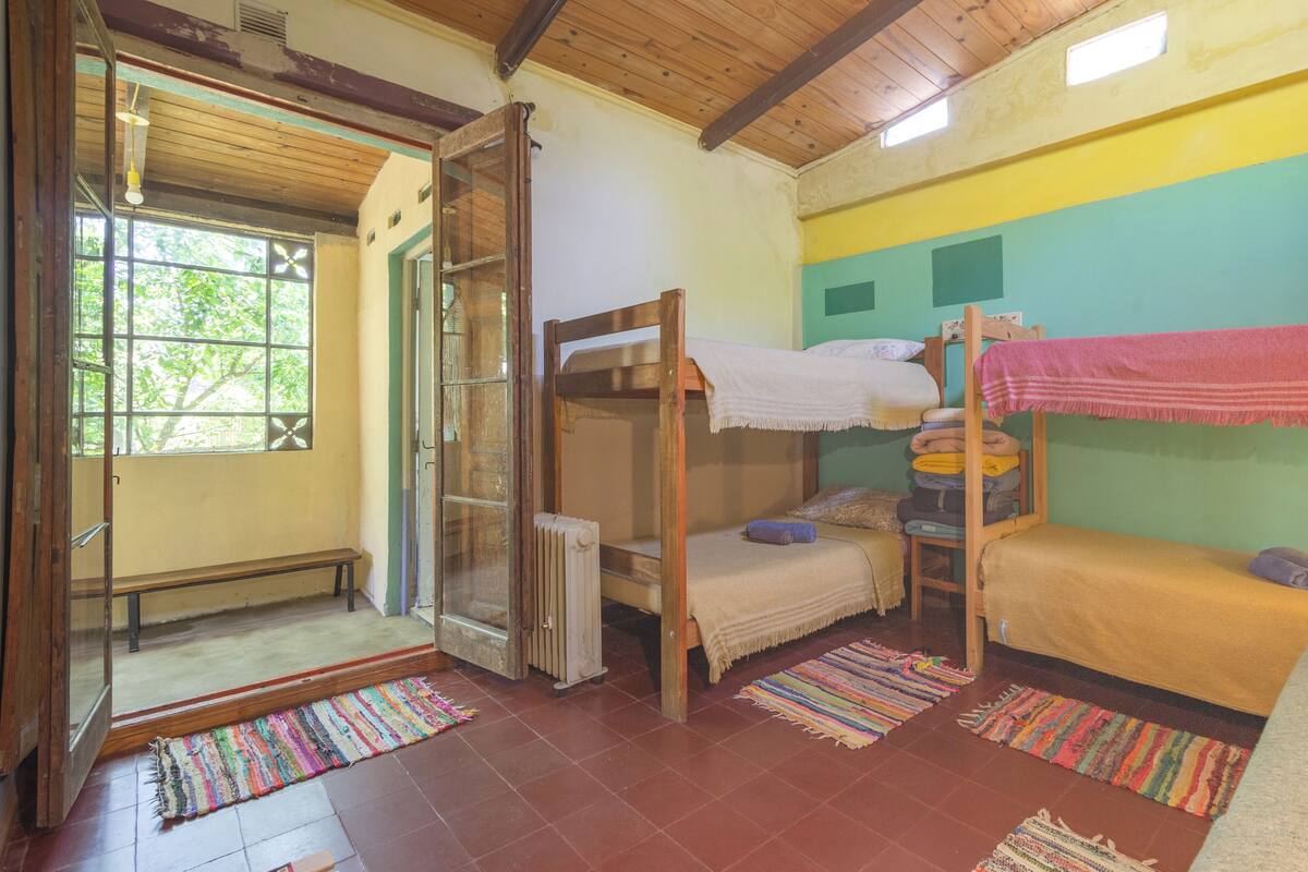 Habitación Quintuple con vista al jardín