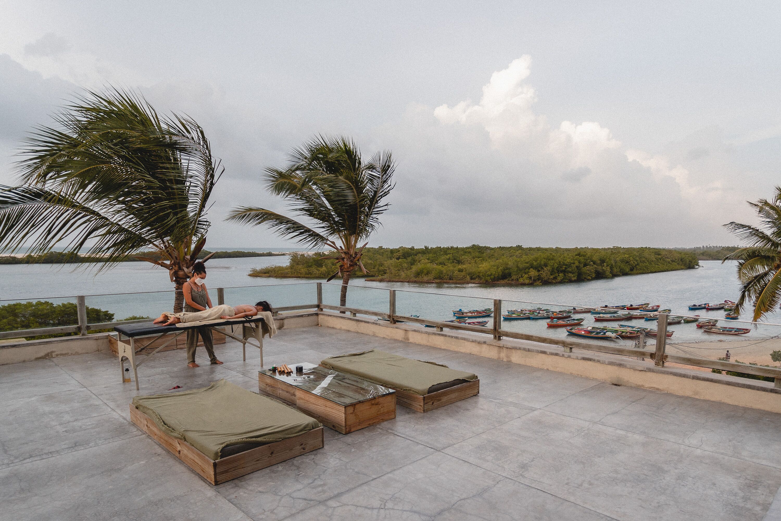 Loft família, terraço, vista para o oceano | Massagens disponíveis na acomodação