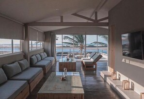 Familien-Loft, Terrasse, Meerblick | Ausblick vom Zimmer