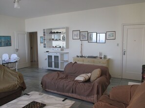 TV, DVD player, stereo