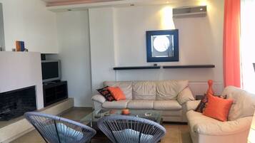 平板电视、壁炉