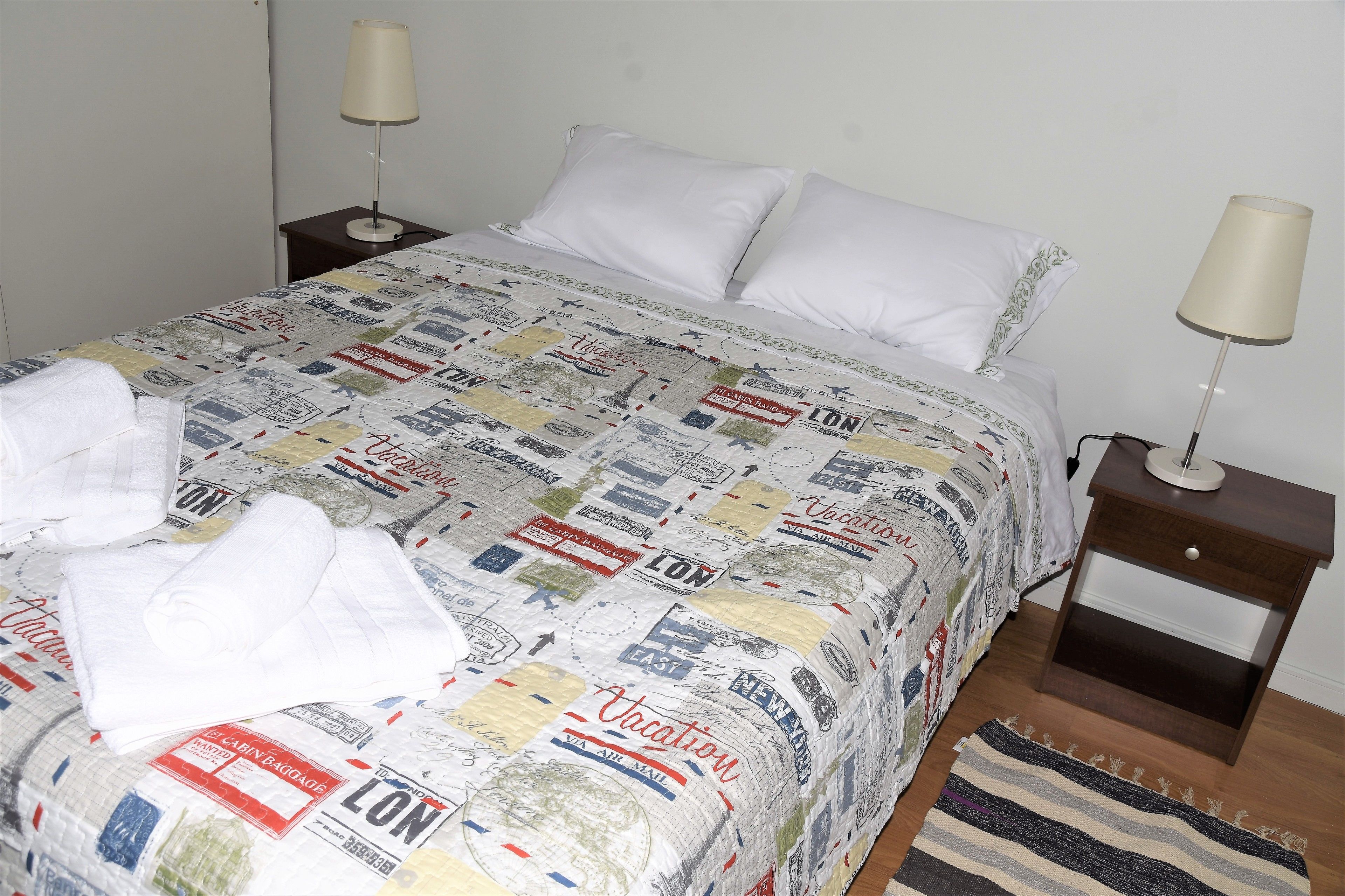 Blackout drapes, iron/ironing board, free WiFi, bed sheets