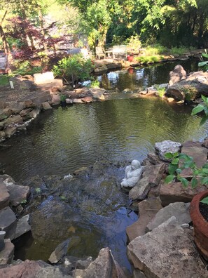 Property grounds - Historic Log Guest House OKC/Edmond border- easy access 235, Turnpike & I35 (Edmond)