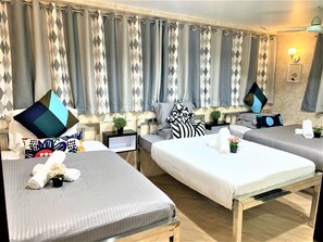 Family Room (6 Pax) | Blackout drapes, free WiFi, bed sheets