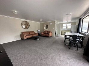 Comfort House | Living area | 24-inch LED TV with satellite channels, TV