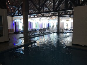 Indoor pool, outdoor pool